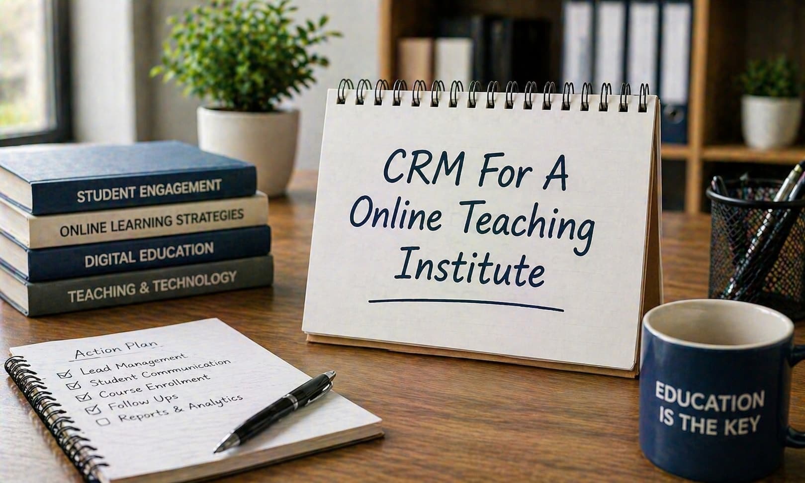 CRM For A Online Teaching Institute